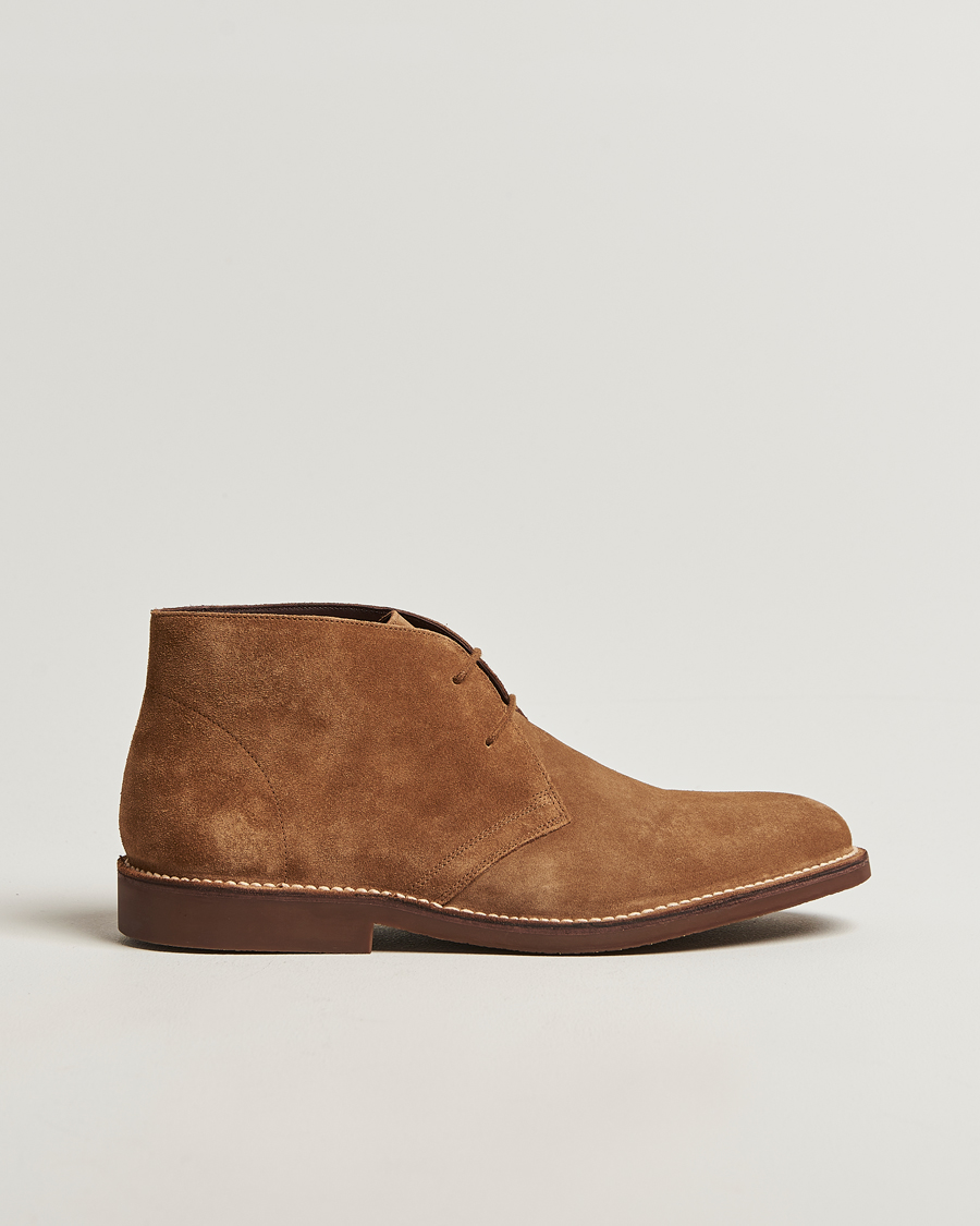 Hombres | Botas | Loake Shoemakers | Sahara Suede Chukka Chestnut