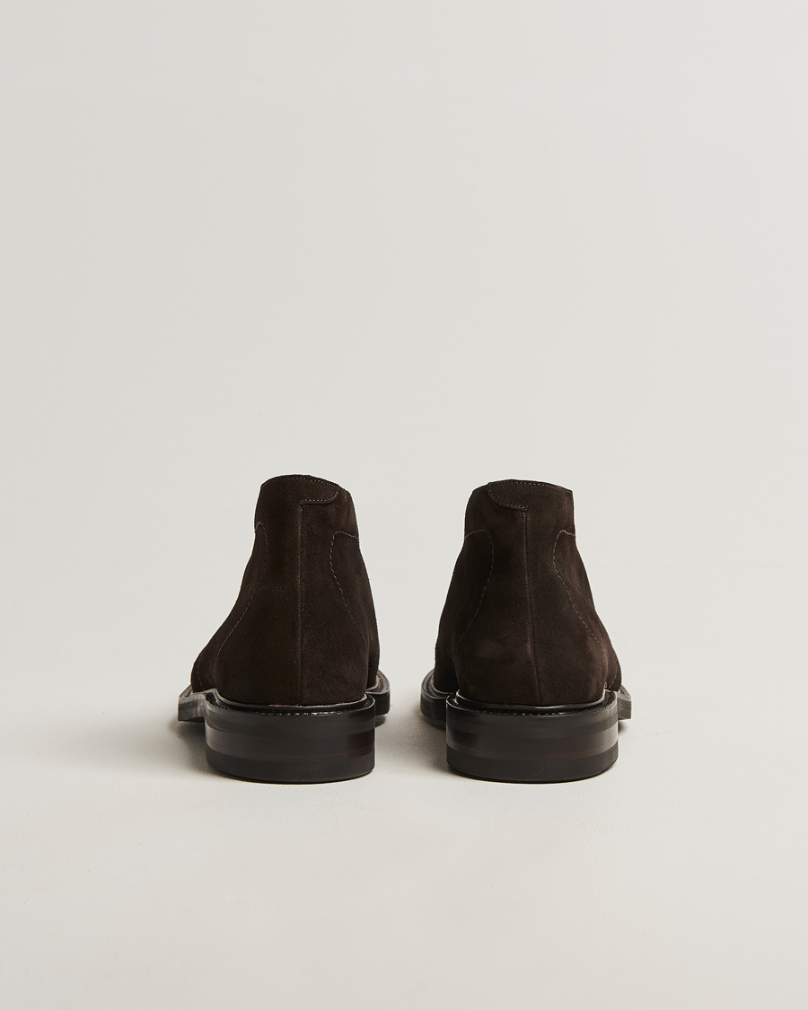 Hombres | Botas | Loake 1880 | Berkeley Suede Boot Dark Brown