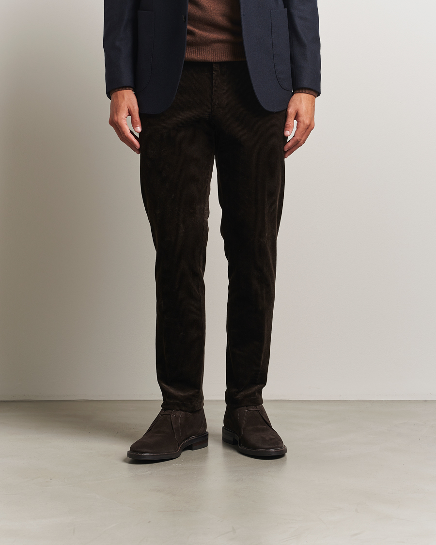 Hombres | Botas | Loake 1880 | Berkeley Suede Boot Dark Brown