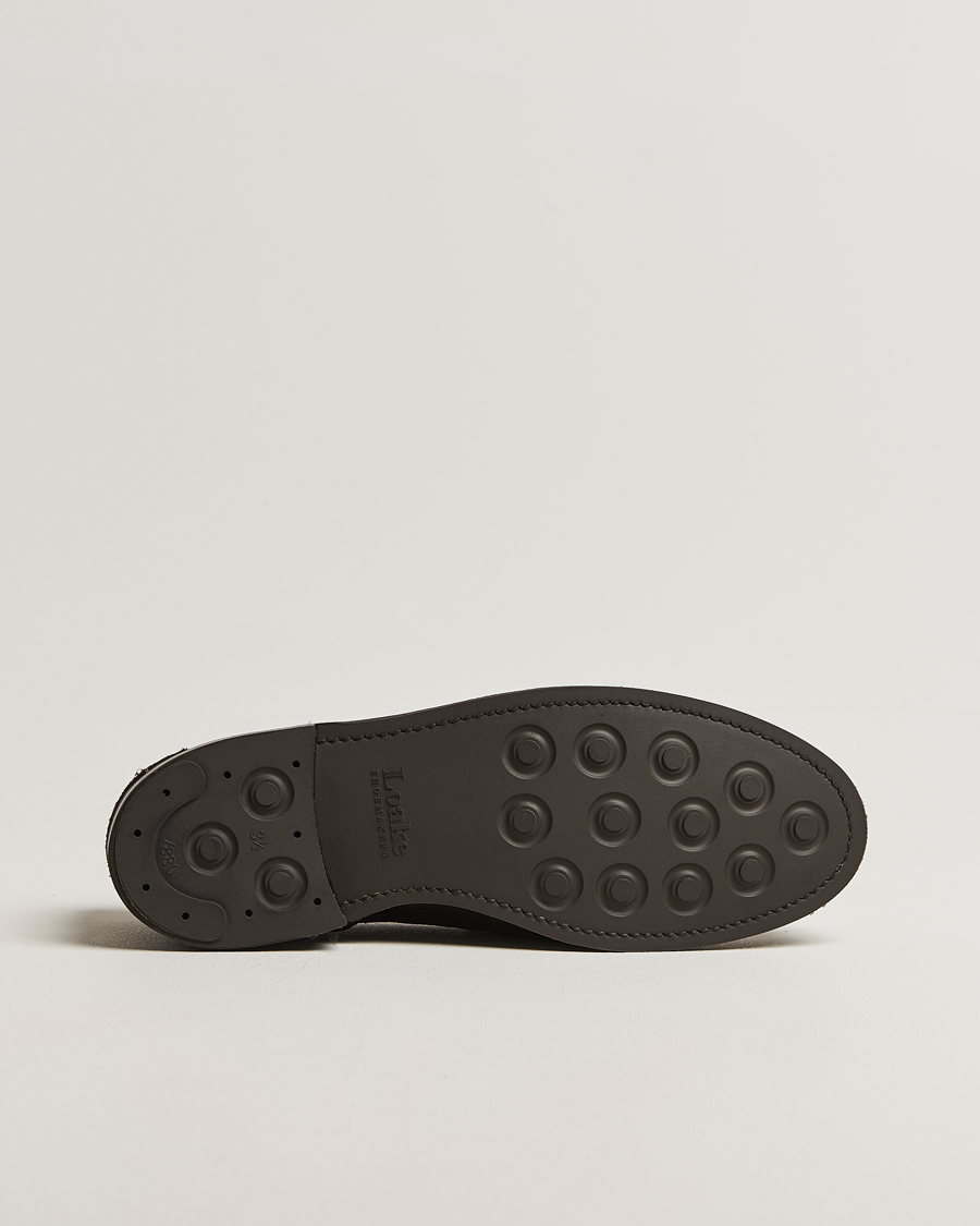Hombres | Mocasines | Loake 1880 | Kingscliffe Suede Loafer Dark Brown