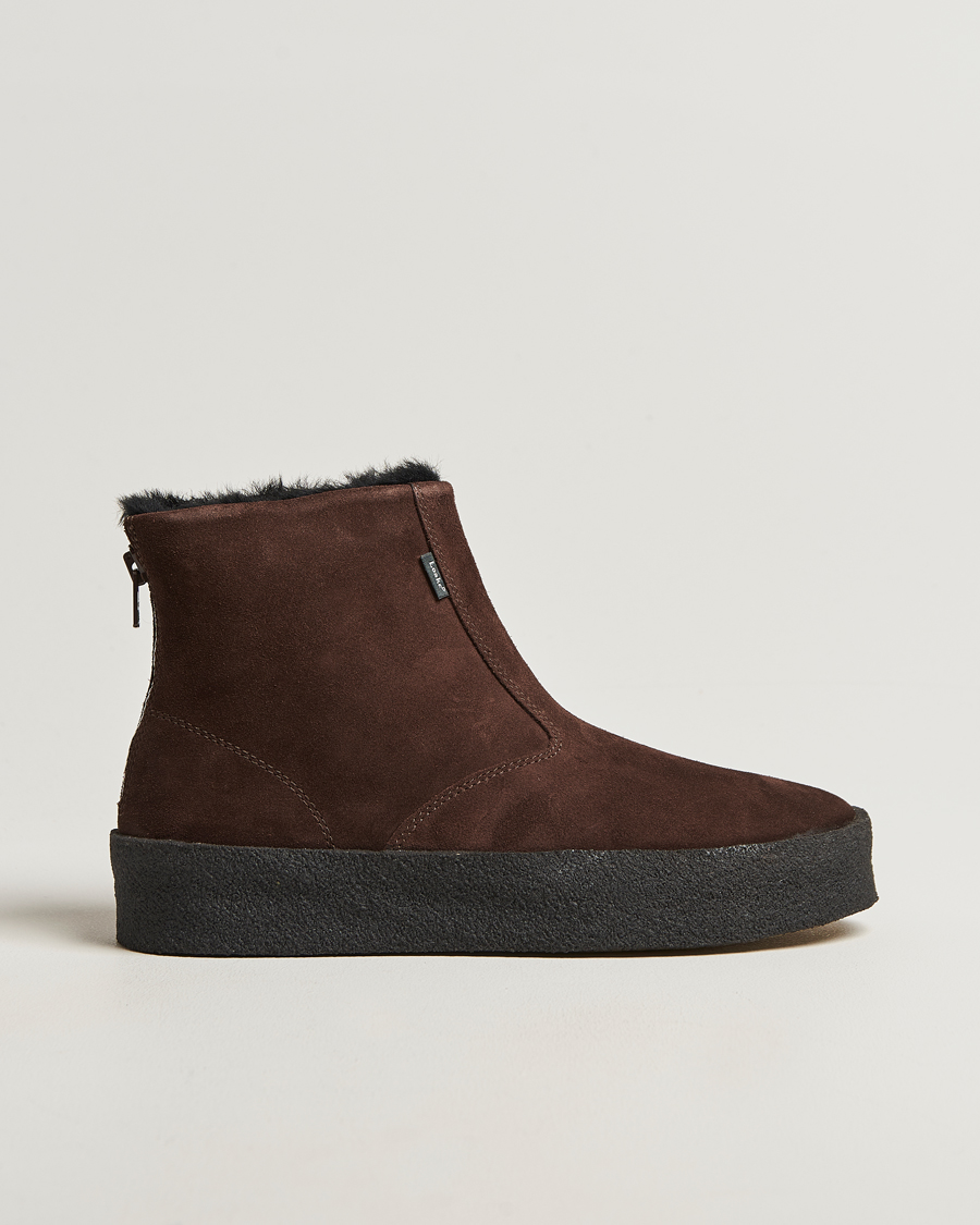 Hombres | Loake 1880 Curling Sherling Boot Dark Brown | Loake 1880 | Curling Sherling Boot Dark Brown
