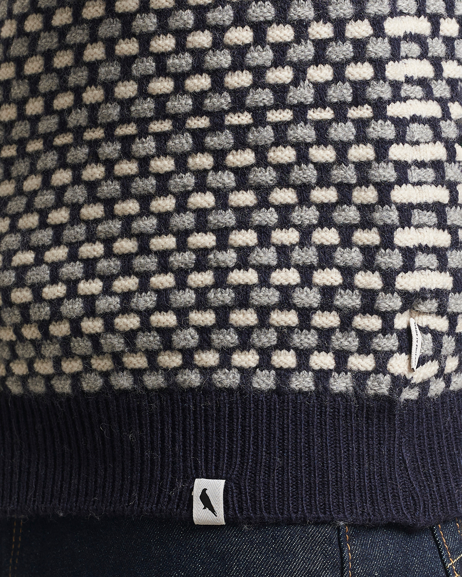 Hombres | Jerséis y prendas de punto | Peregrine | Network Merino Cardigan Navy