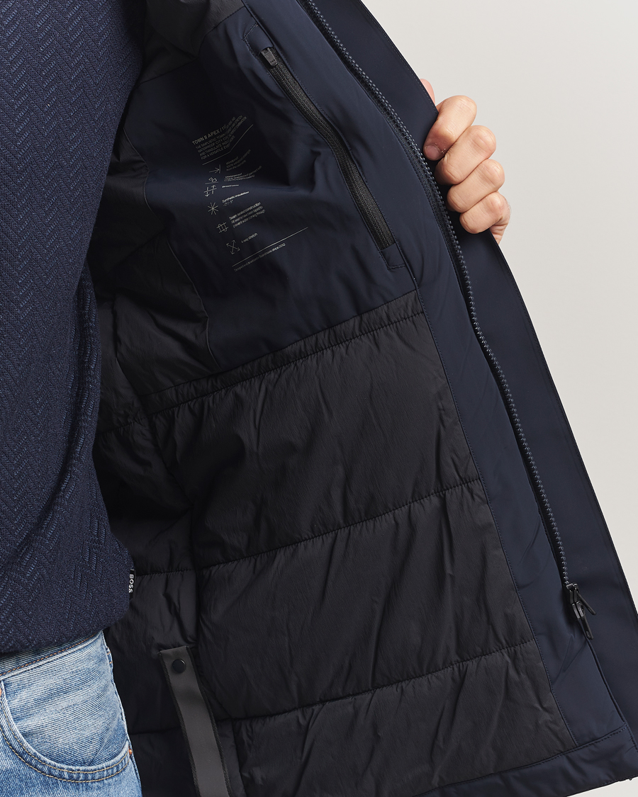 Hombres | Abrigos y chaquetas | Scandinavian Edition | Town II APEX Waterproof Lightweight Coat Navy