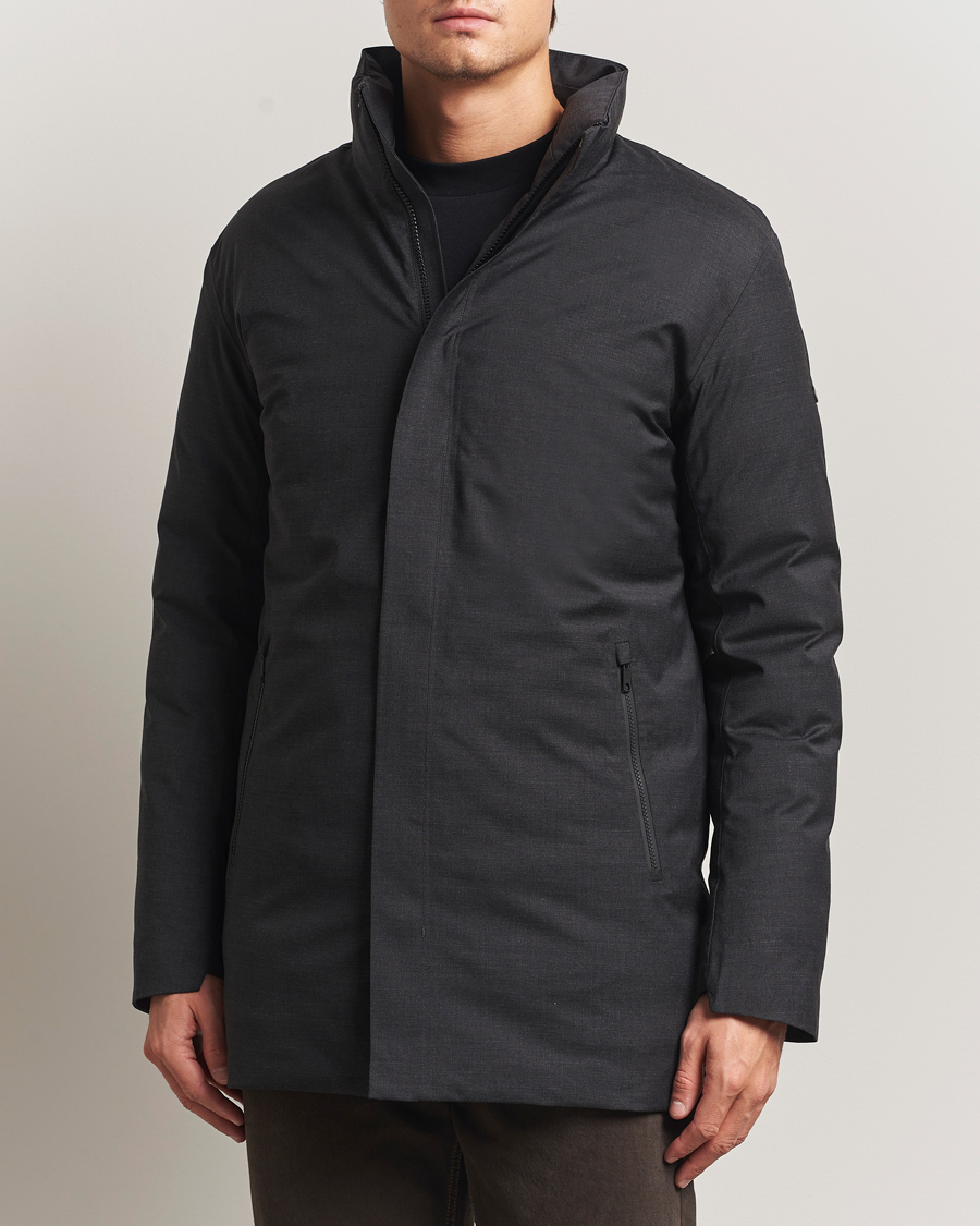 Hombres | Abrigos y chaquetas | Scandinavian Edition | Axis Loro Piana Padded Coat Dark Grey Melange