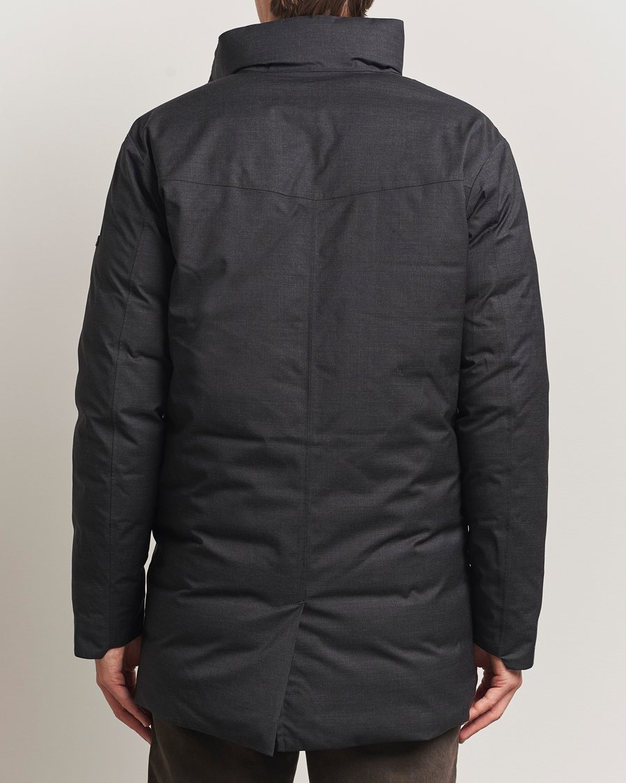 Hombres | Abrigos y chaquetas | Scandinavian Edition | Axis Loro Piana Padded Coat Dark Grey Melange
