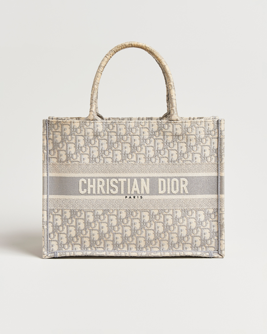 Hombres | Dior Pre-Owned Medium Dior Book Tote Light grey | Dior Pre-Owned | Medium Dior Book Tote Light grey