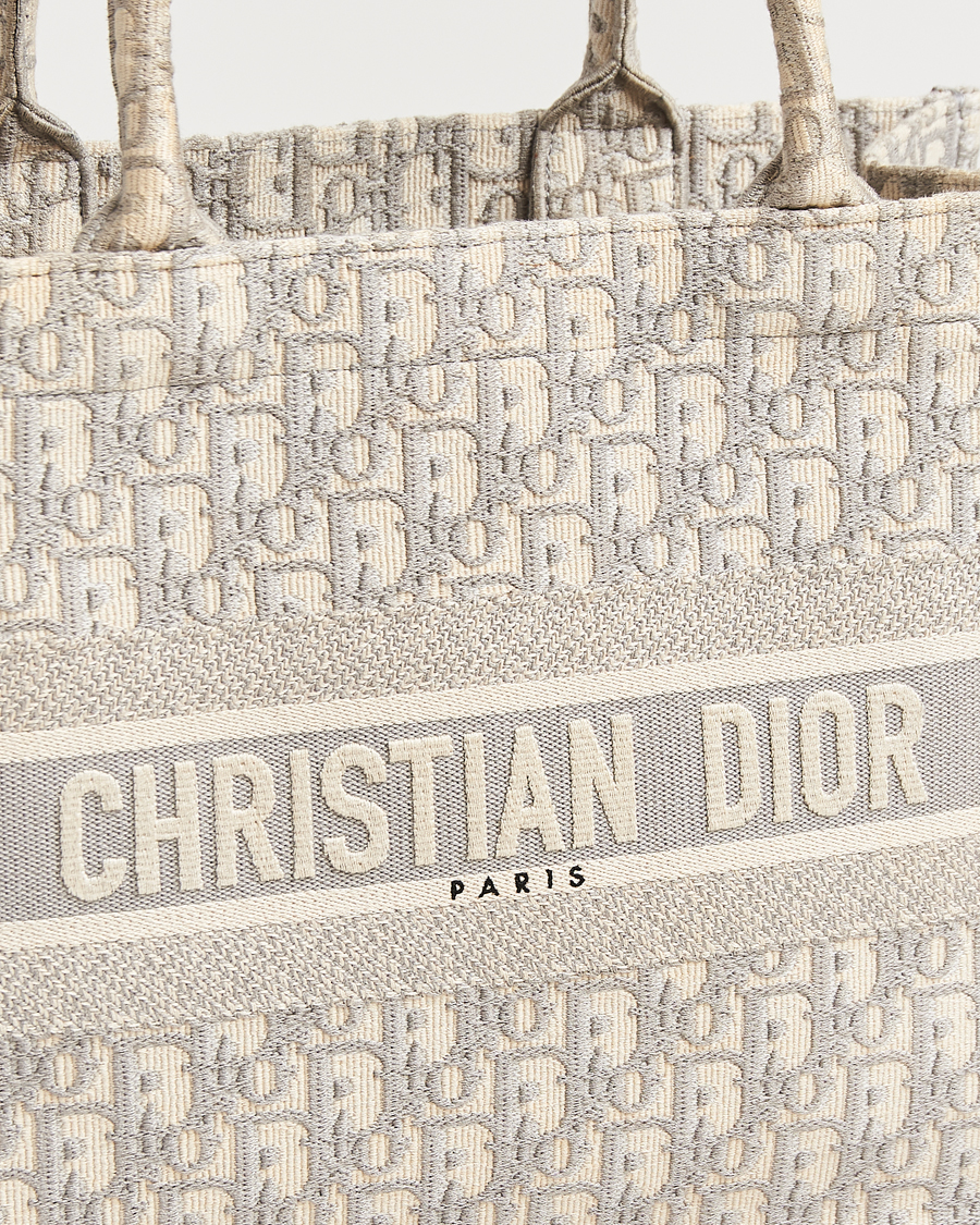 Hombres | Dior Pre-Owned Medium Dior Book Tote Light grey | Dior Pre-Owned | Medium Dior Book Tote Light grey