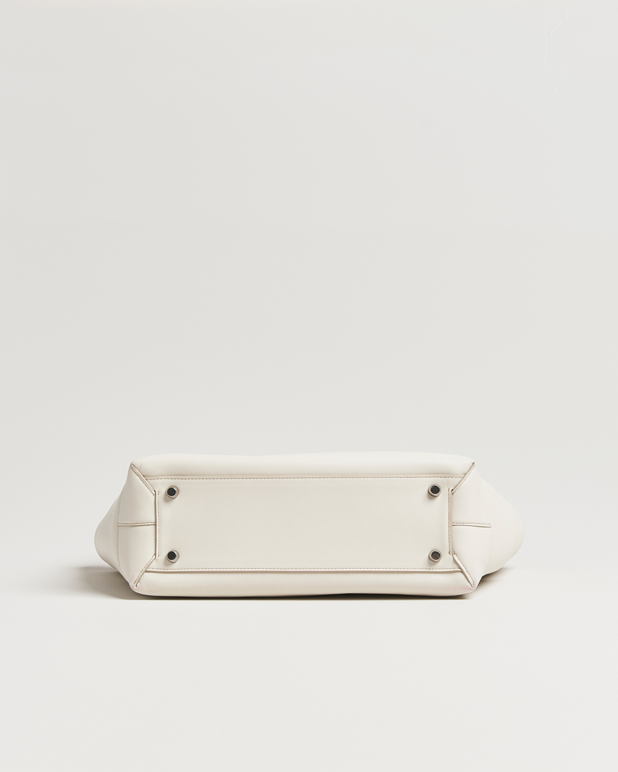 Hombres | Bottega Veneta Pre-Owned Intrecciato Arco Small White | Bottega Veneta Pre-Owned | Intrecciato Arco Small White