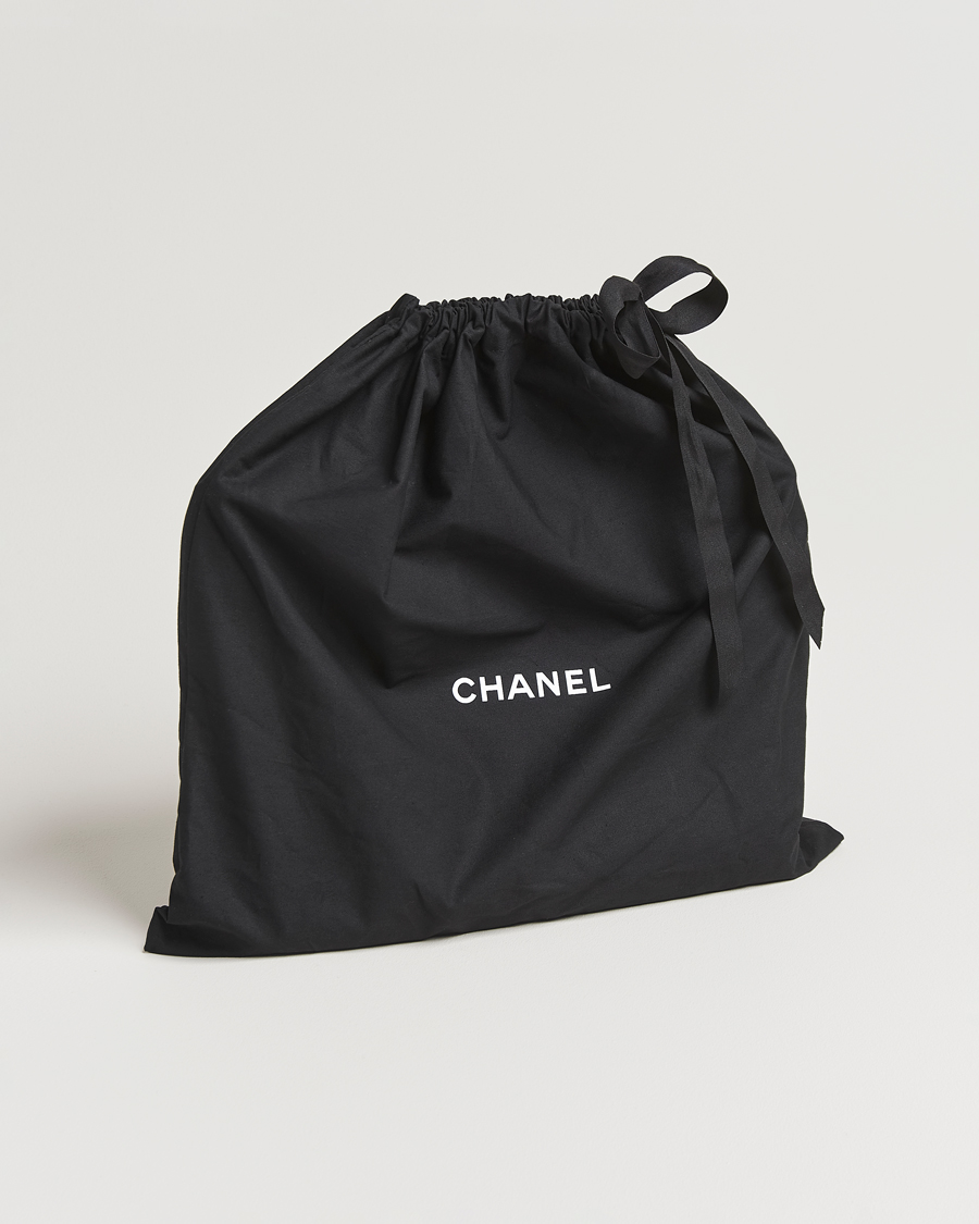Hombres | Chanel Pre-Owned Chain Tote Bag Black | Chanel Pre-Owned | Chain Tote Bag Black