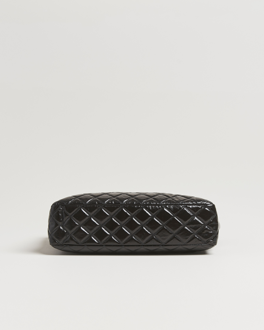 Hombres | Chanel Pre-Owned Chain Tote Bag Black | Chanel Pre-Owned | Chain Tote Bag Black