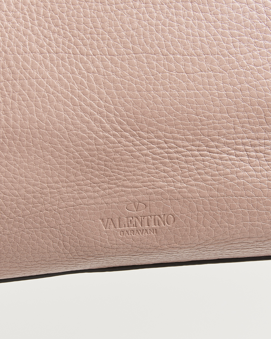 Hombres | Valentino Pre-Owned Medium Rockstud Tote Bag Poudre | Valentino Pre-Owned | Medium Rockstud Tote Bag Poudre