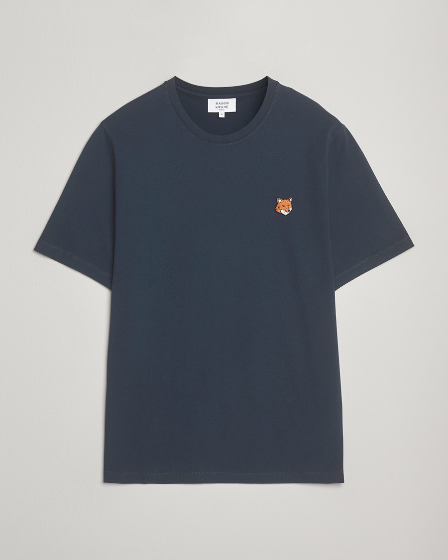 Hombres | Camisetas | Maison Kitsuné | Fox Head T-Shirt Classic Navy