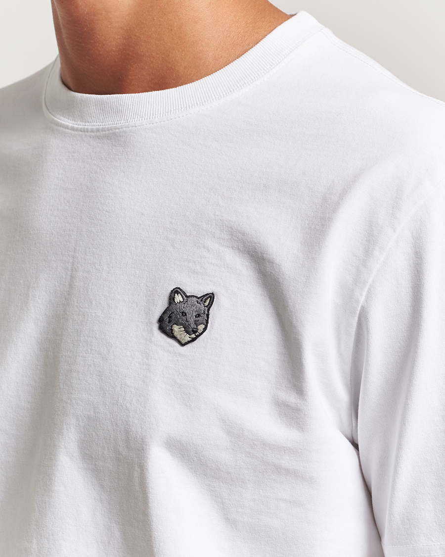 Hombres | Camisetas | Maison Kitsuné | Grey Fox Head T-Shirt White