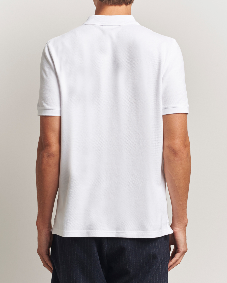 Hombres | Polos | Maison Kitsuné | Fox Head Polo White
