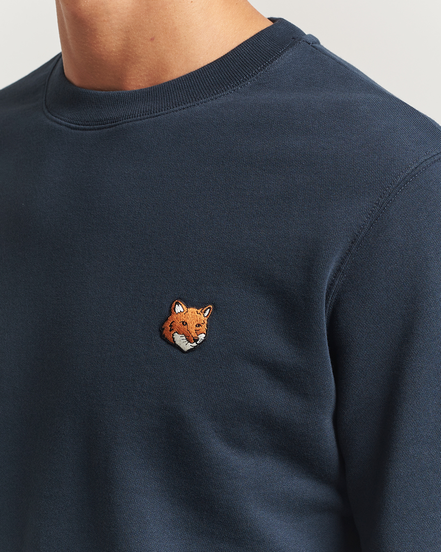 Hombres | Jerséis y prendas de punto | Maison Kitsuné | Fox Head Sweatshirt Classic Navy