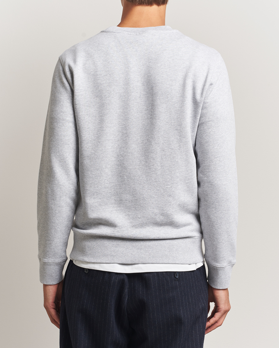 Hombres | Jerséis y prendas de punto | Maison Kitsuné | Fox Head Sweatshirt Light Grey Melange