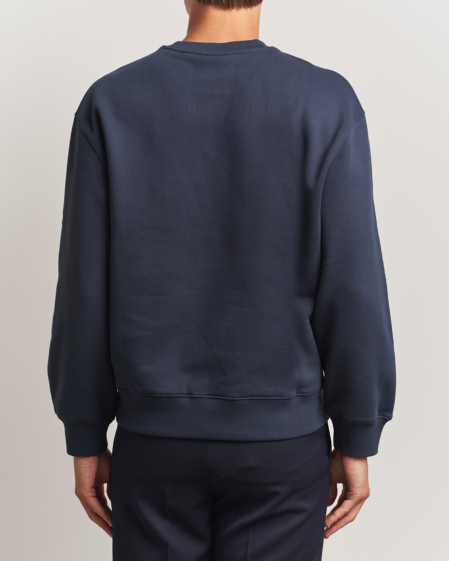 Hombres | Jerséis y prendas de punto | Maison Kitsuné | Grey Fox Head Sweatshirt Classic Navy