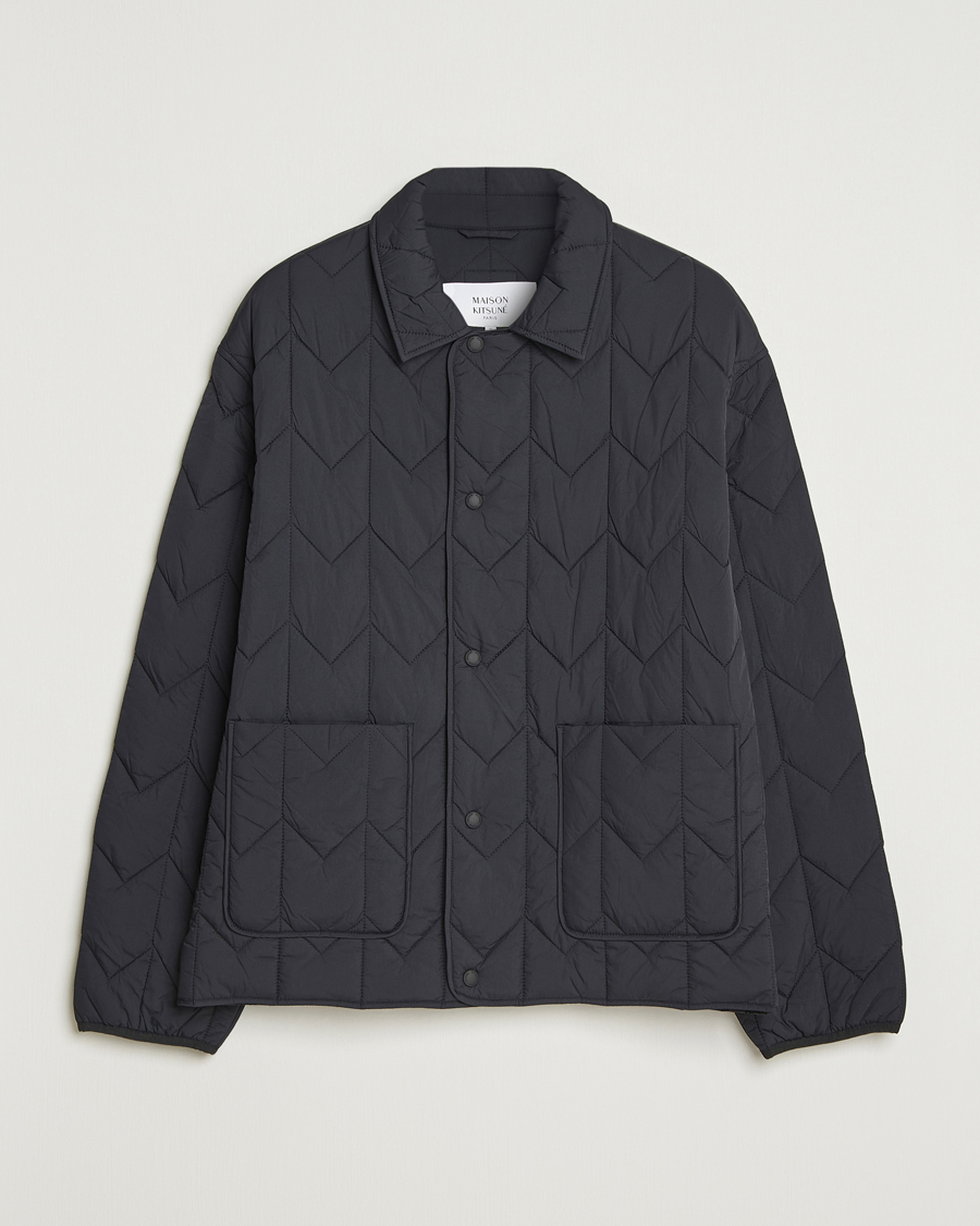 Hombres | Abrigos y chaquetas | Maison Kitsuné | Quilted Jacket Black