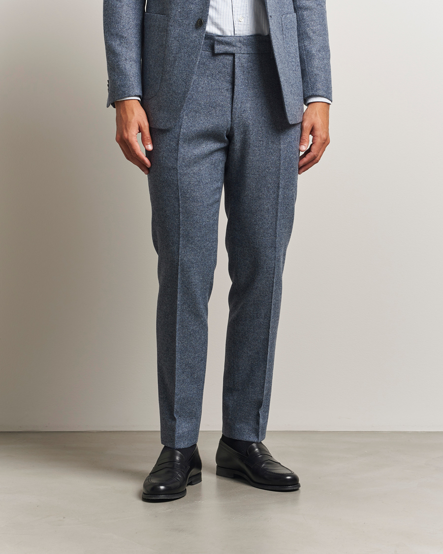 Hombres | Pantalones | Tiger of Sweden | Tenuta Brushed Wool Trousers Space View