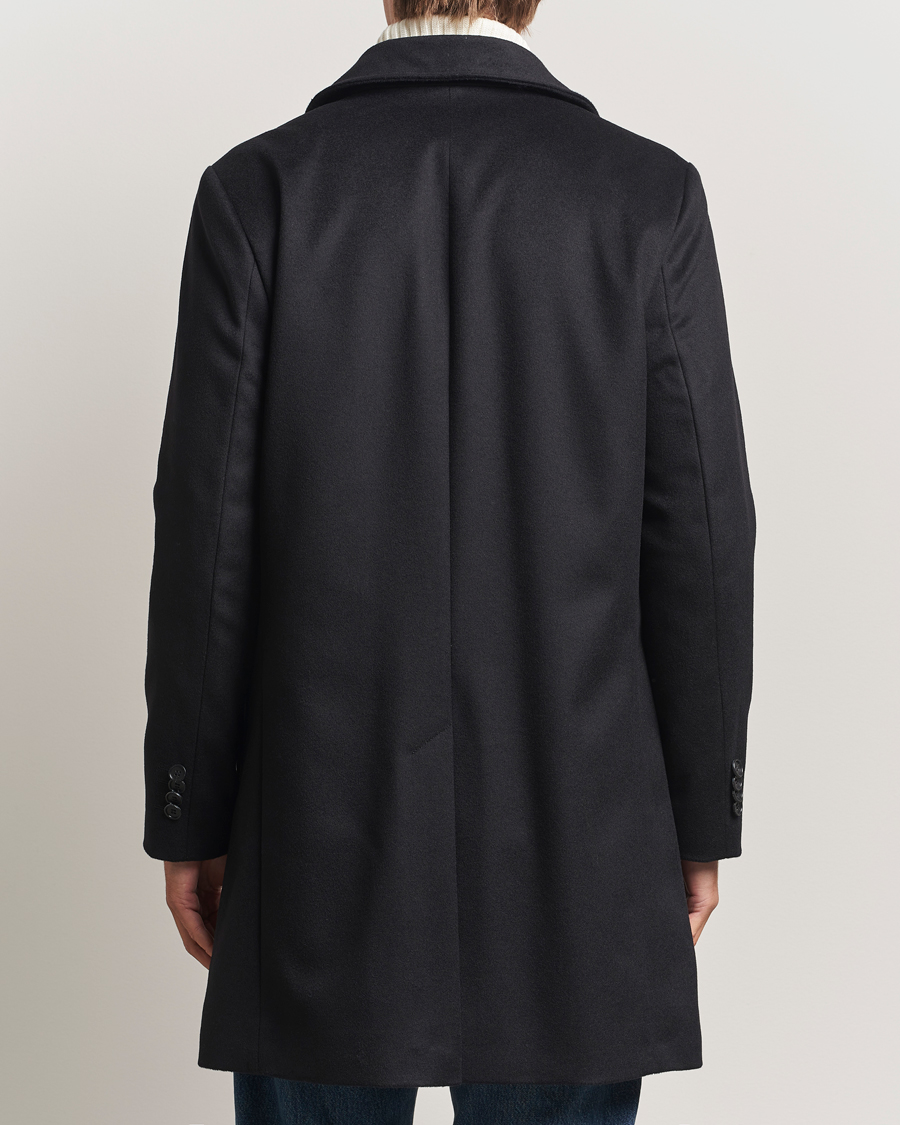 Hombres | Abrigos y chaquetas | Tiger of Sweden | Aleric Wool/Cashmere Stand Up Coat Black