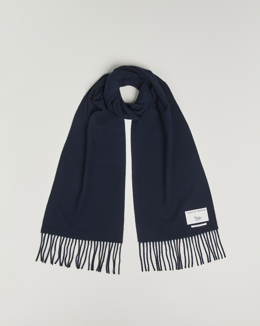 Hombres | Tiger of Sweden Sylan Wool Scarf Light Ink | Tiger of Sweden | Sylan Wool Scarf Light Ink