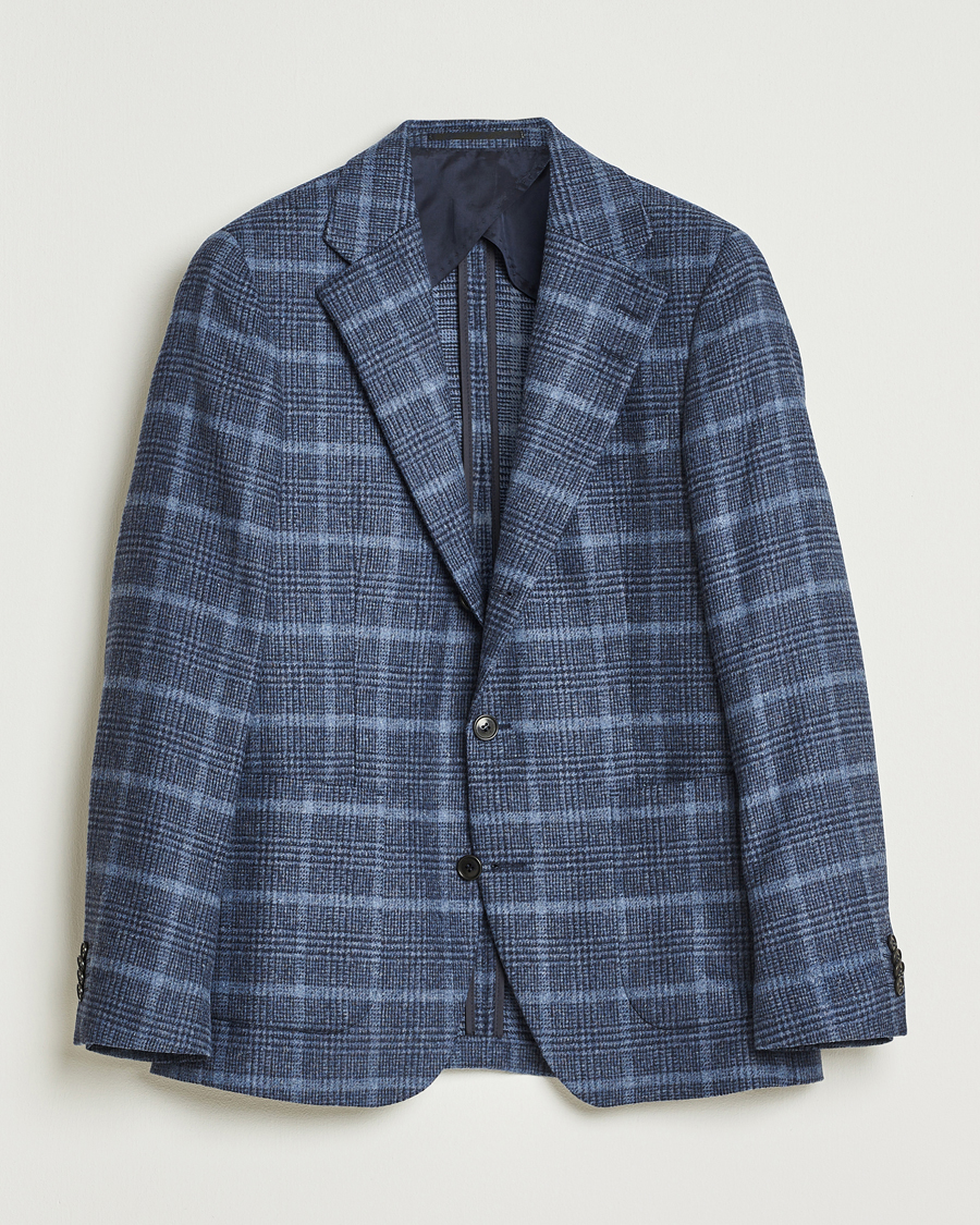 Hombres | Blazers | Tiger of Sweden | Easer Wool Checked Blazer Space View