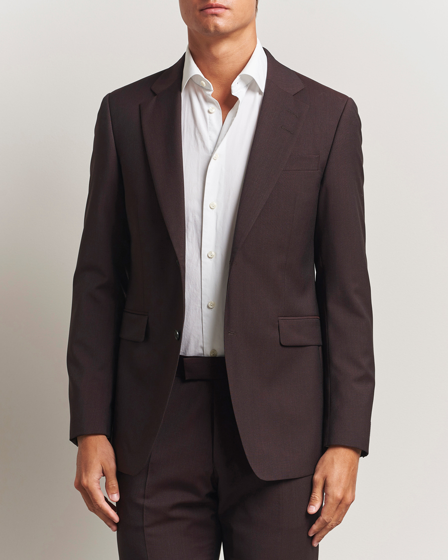 Hombres | Blazers | Tiger of Sweden | Justin Wool Suit Blazer Triumph Steel