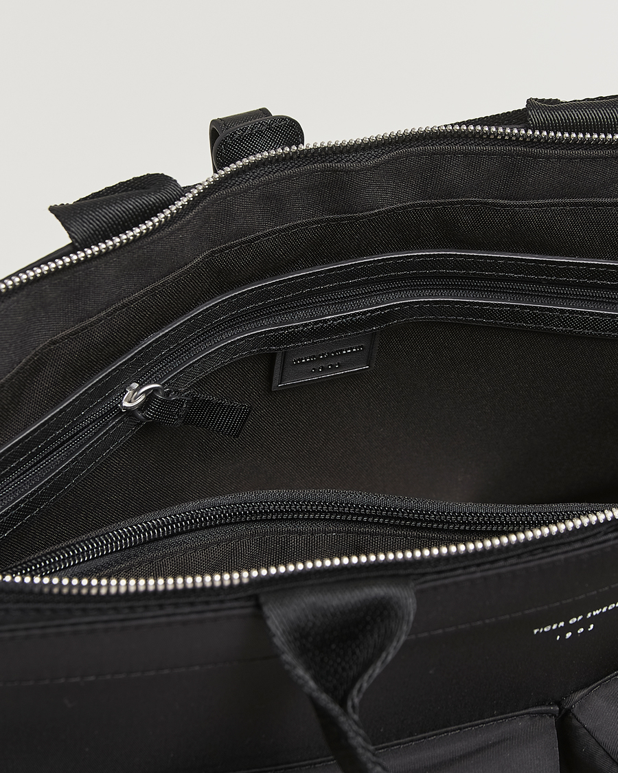 Hombres | Bolsos | Tiger of Sweden | Sonor Nylon Briefcase Black