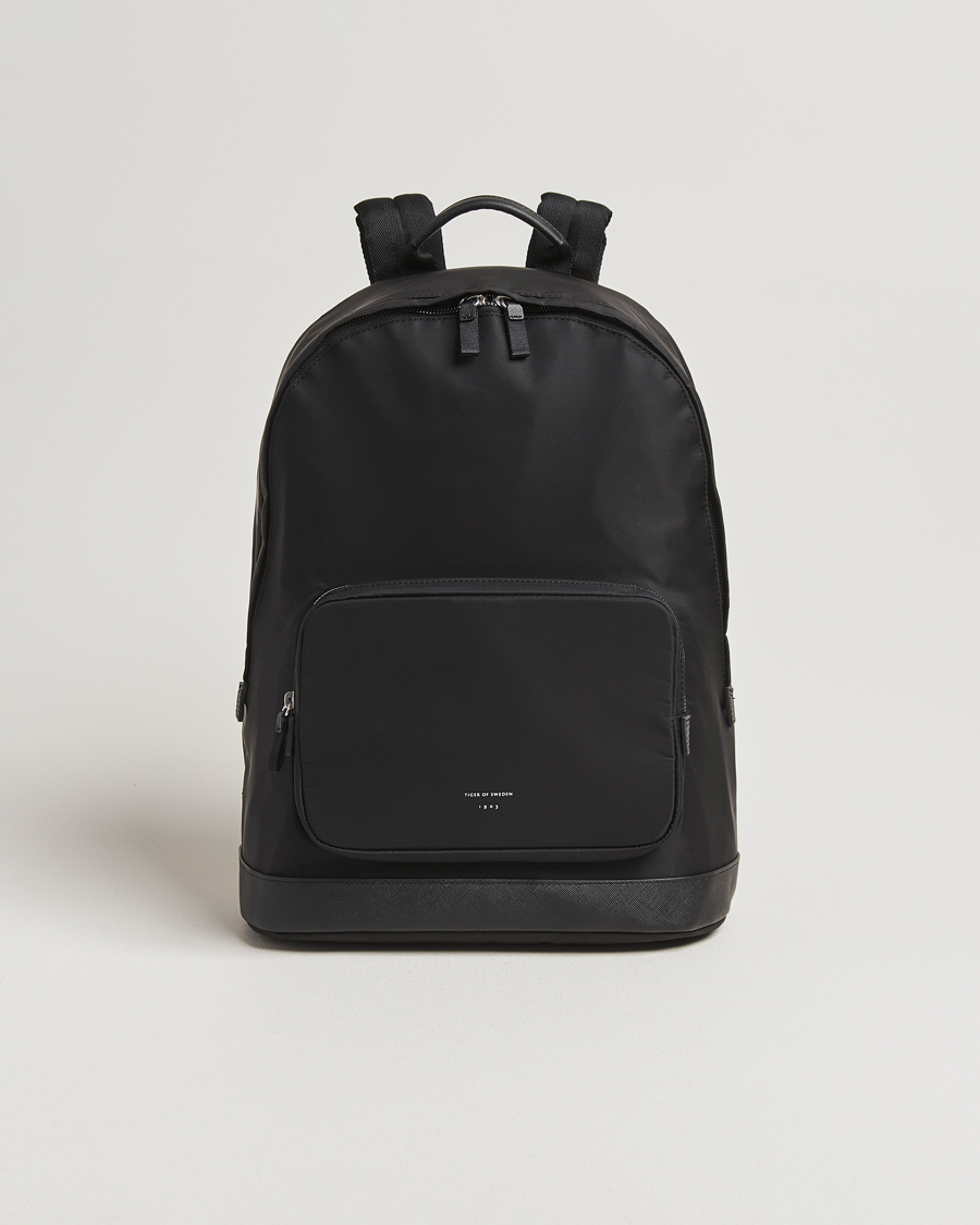 Hombres | Bolsos | Tiger of Sweden | Dorsu Nylon Backpack Black