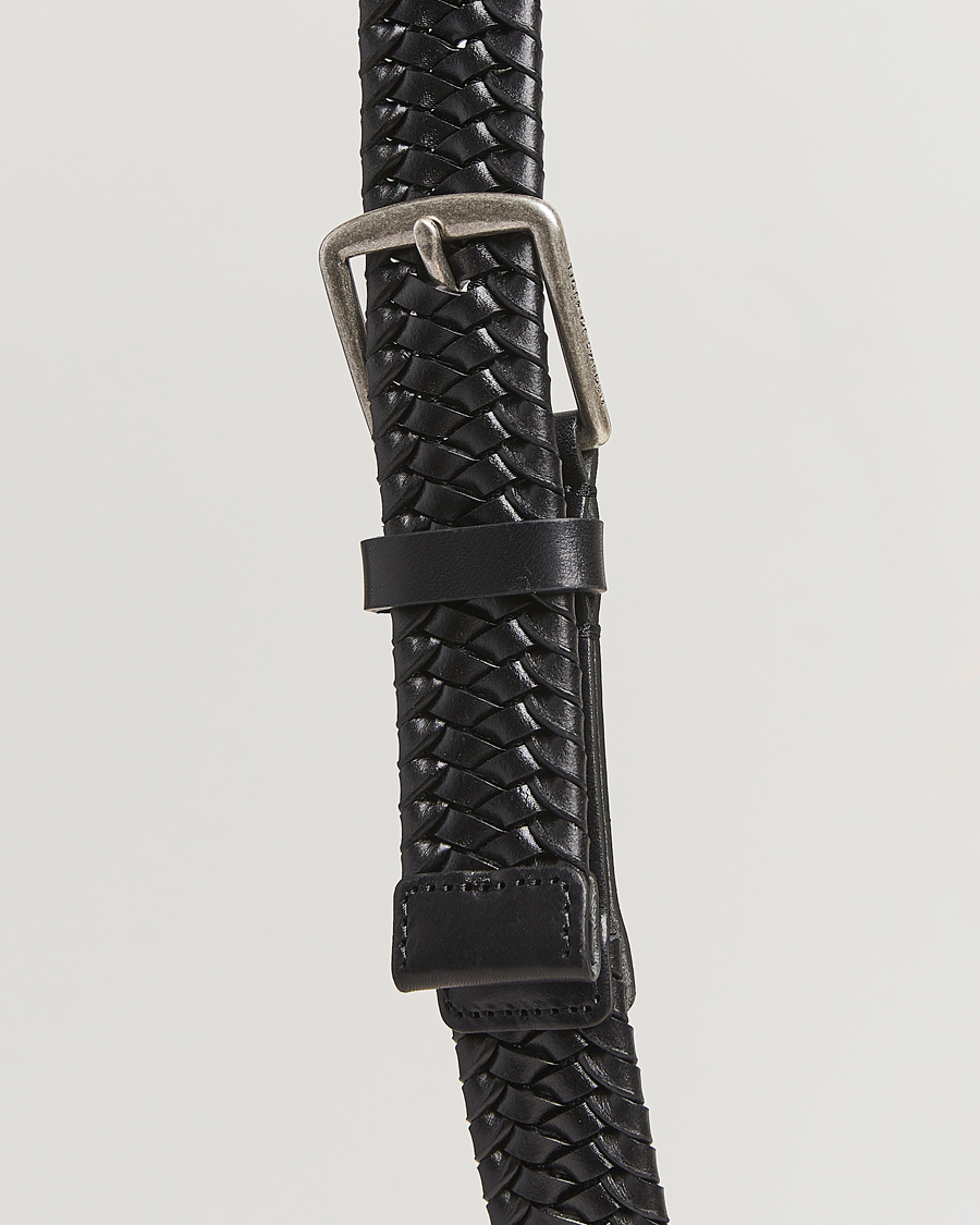 Hombres | Cinturones | Tiger of Sweden | Braidant Braided Belt Black