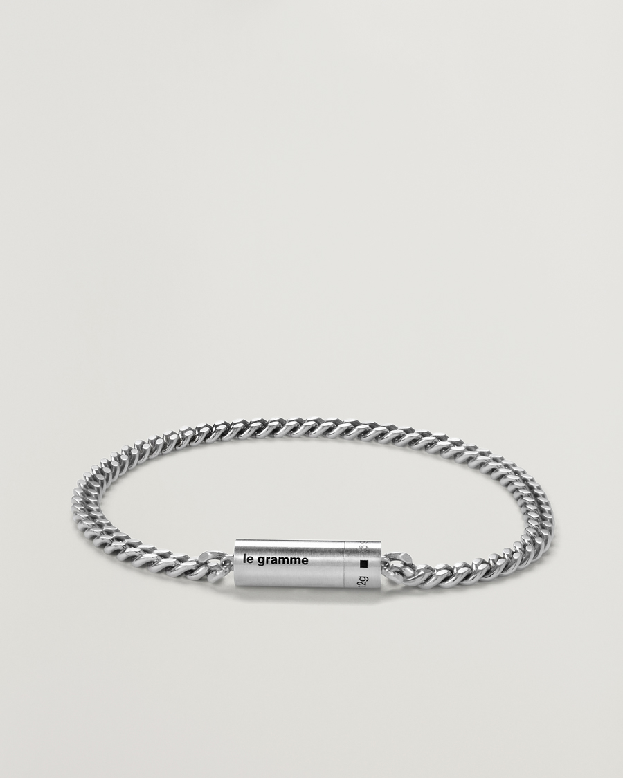 Hombres | Joyas | LE GRAMME | Curb Chain Cable Bracelet Sterling Silver 12g