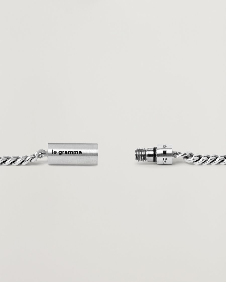 Hombres | Joyas | LE GRAMME | Curb Chain Cable Bracelet Sterling Silver 12g