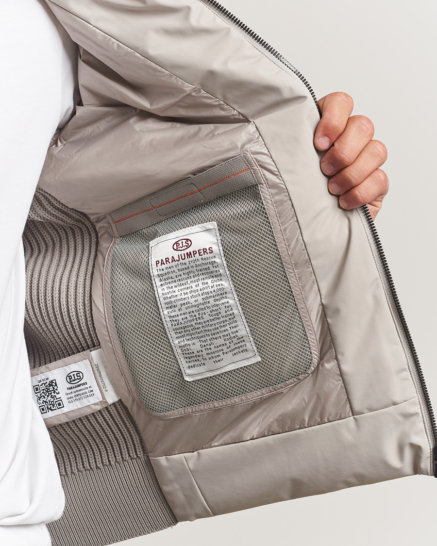 Hombres | Abrigos y chaquetas | Parajumpers | Zorba Tech Knit Hybrid Jacket Chateau Grey
