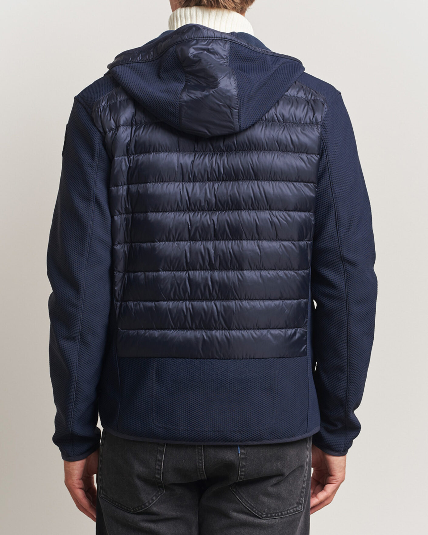 Hombres | Abrigos y chaquetas | Parajumpers | Nolan Warm Up Hybrid Hooded Jacket Blue Navy
