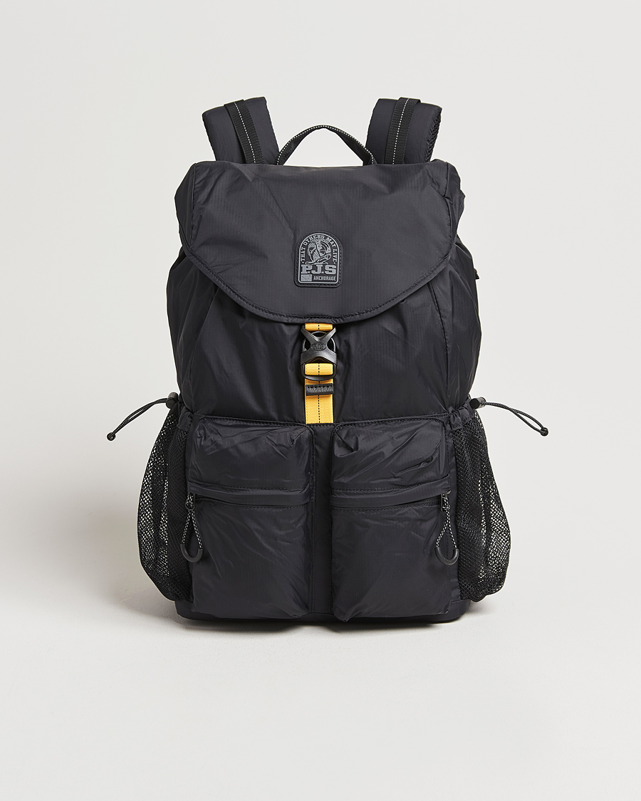 Hombres | Parajumpers Mitchel Nylon Ripstop Backpack Black | Parajumpers | Mitchel Nylon Ripstop Backpack Black