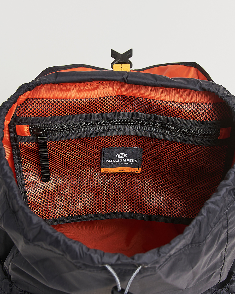 Hombres | Parajumpers Mitchel Nylon Ripstop Backpack Black | Parajumpers | Mitchel Nylon Ripstop Backpack Black