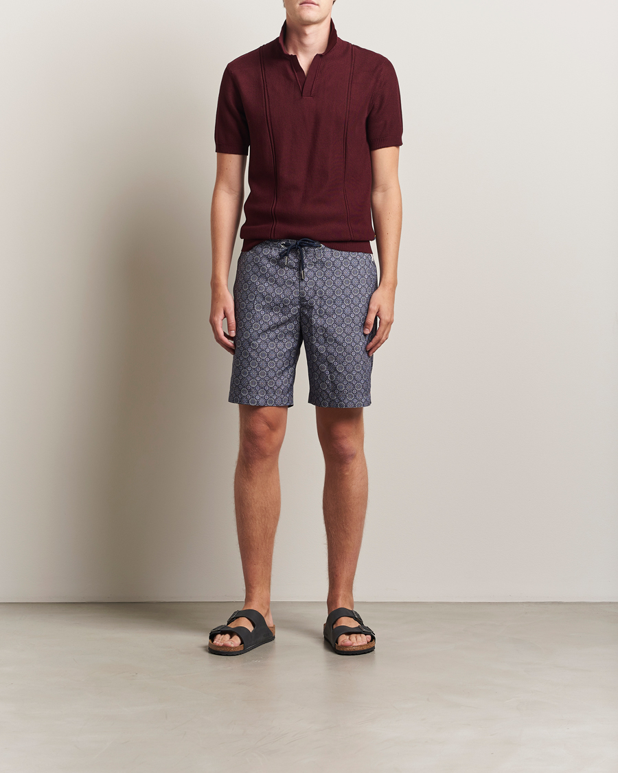 Hombres | Polos | Orlebar Brown | Horton Pique Texture Polo Damson