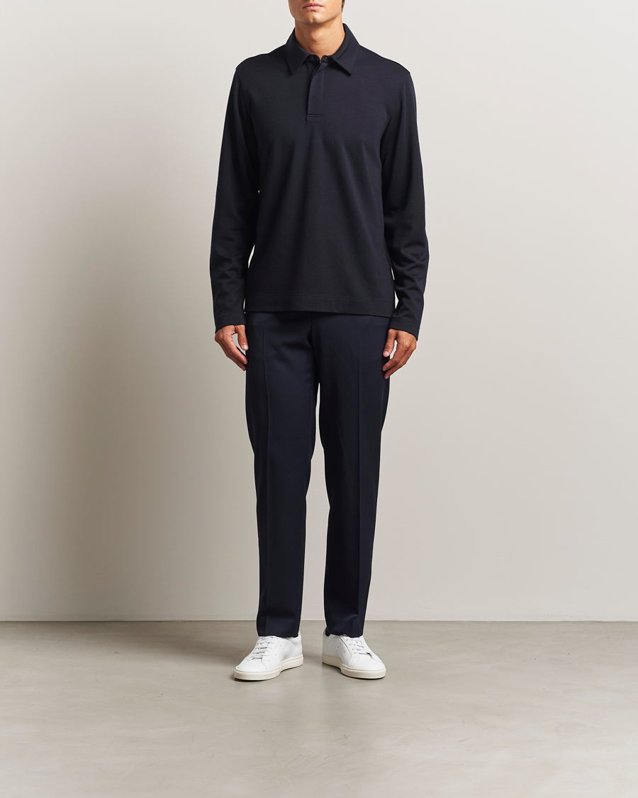 Hombres | Jerséis y prendas de punto | Orlebar Brown | Ben Merino Polo Night Iris