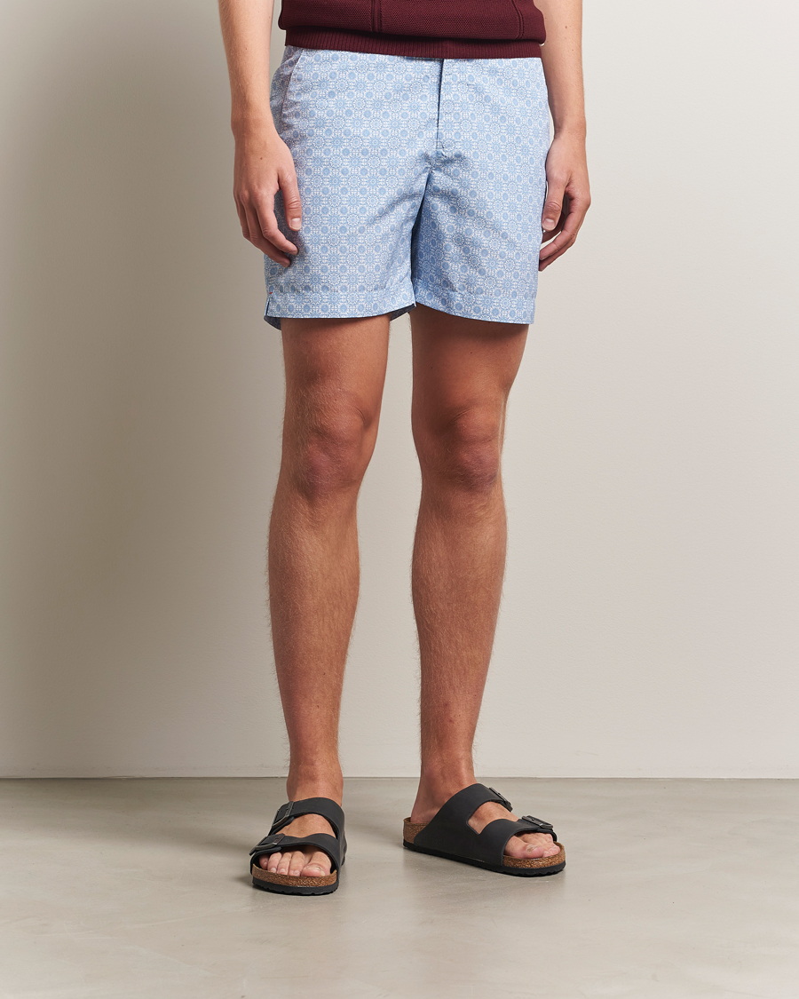 Hombres | Bañadores | Orlebar Brown | Bulldog Alchemy Swimshorts Wave Blue