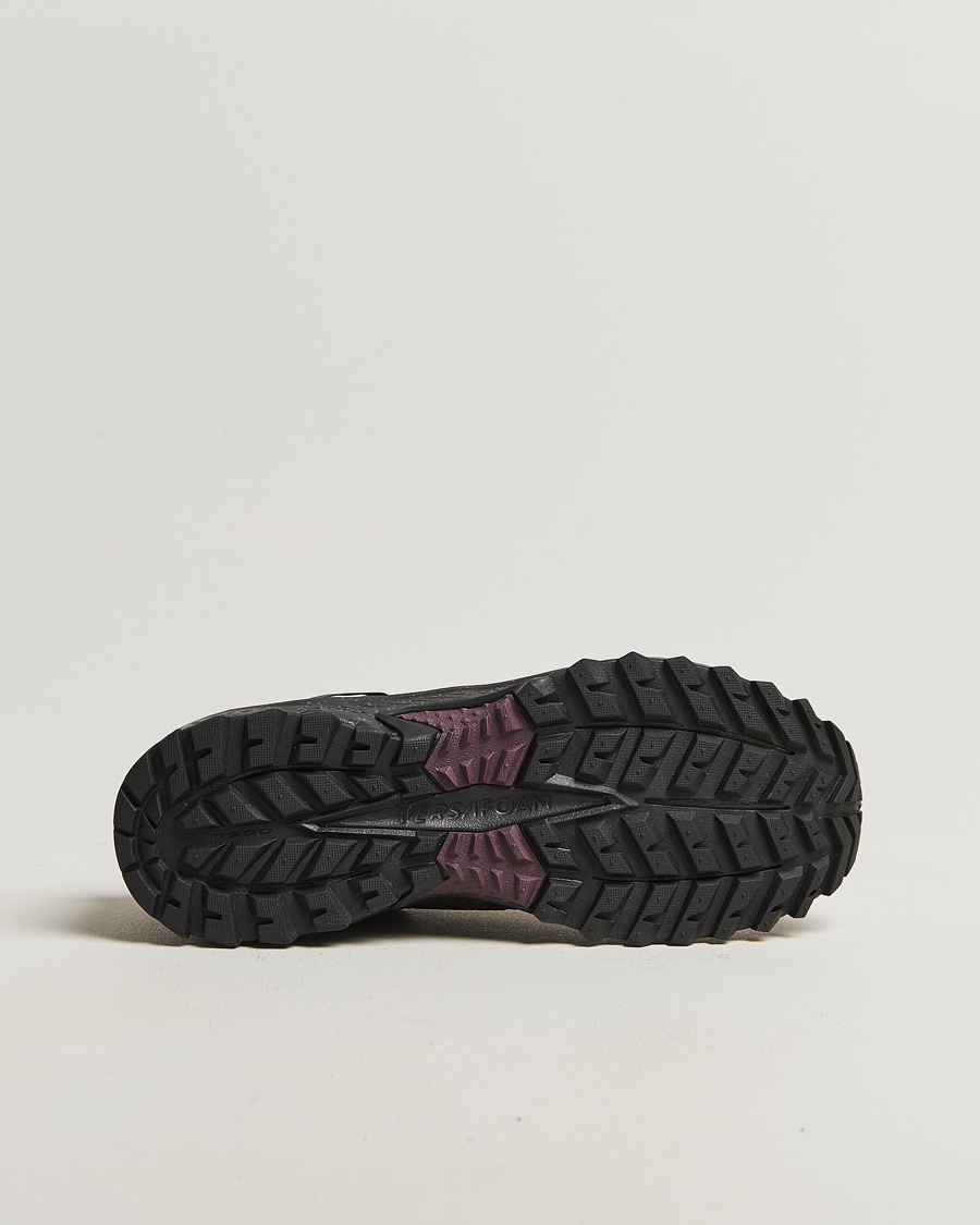 Hombres | Saucony Grid Peak Trail Sneaker Black/Wine | Saucony | Grid Peak Trail Sneaker Black/Wine