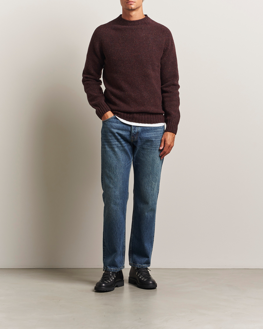 Hombres | Jerséis y prendas de punto | Harley Of Scotland | Donegal Wool Crewneck Lewis