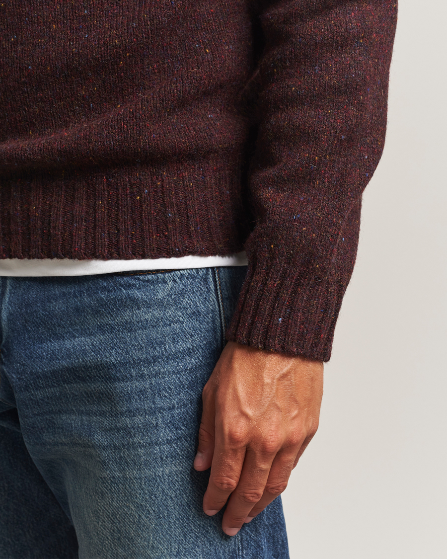 Hombres | Jerséis y prendas de punto | Harley Of Scotland | Donegal Wool Crewneck Lewis