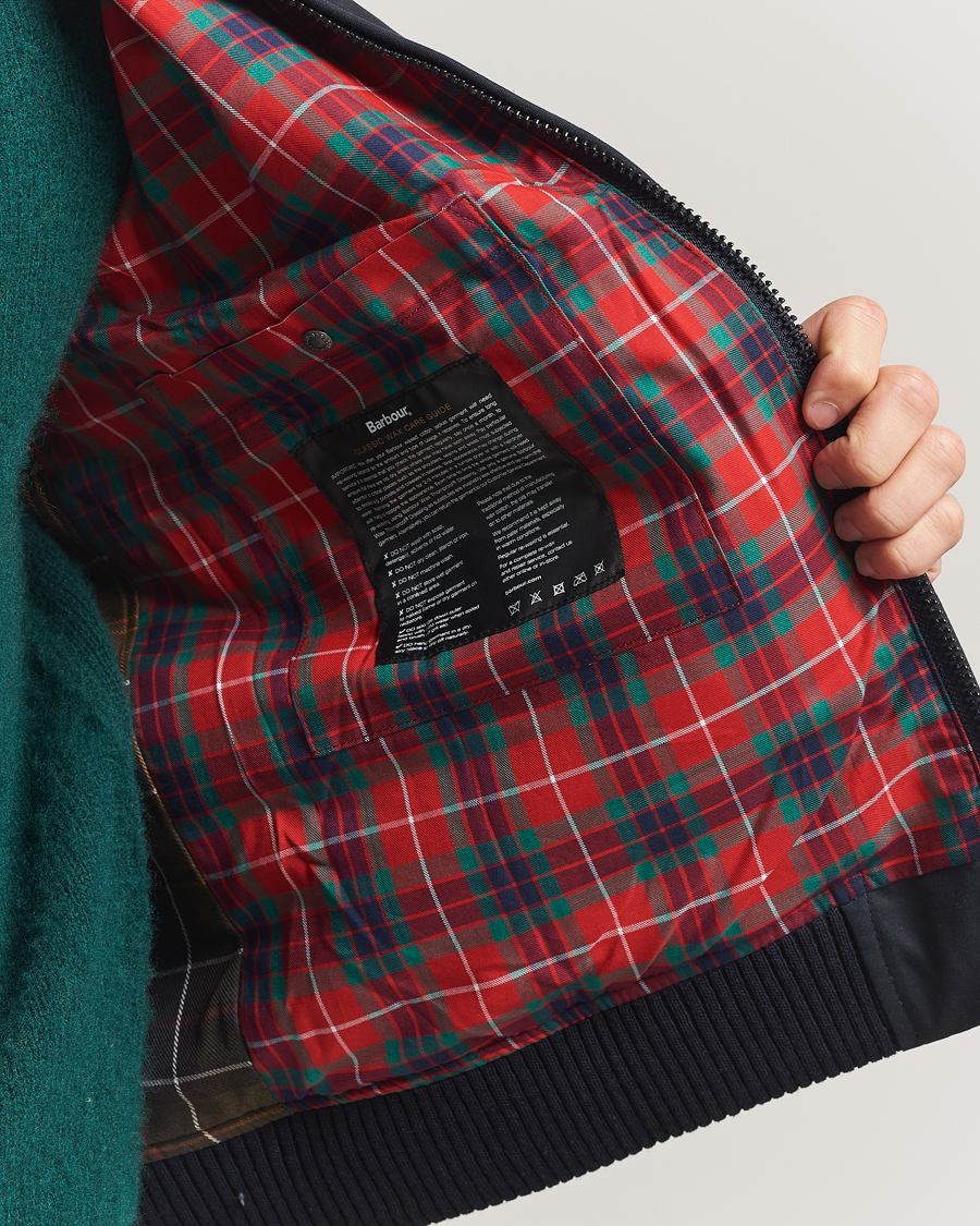 Hombres | Abrigos y chaquetas | Baracuta | Barbour x Porton Waxed Jacket Navy