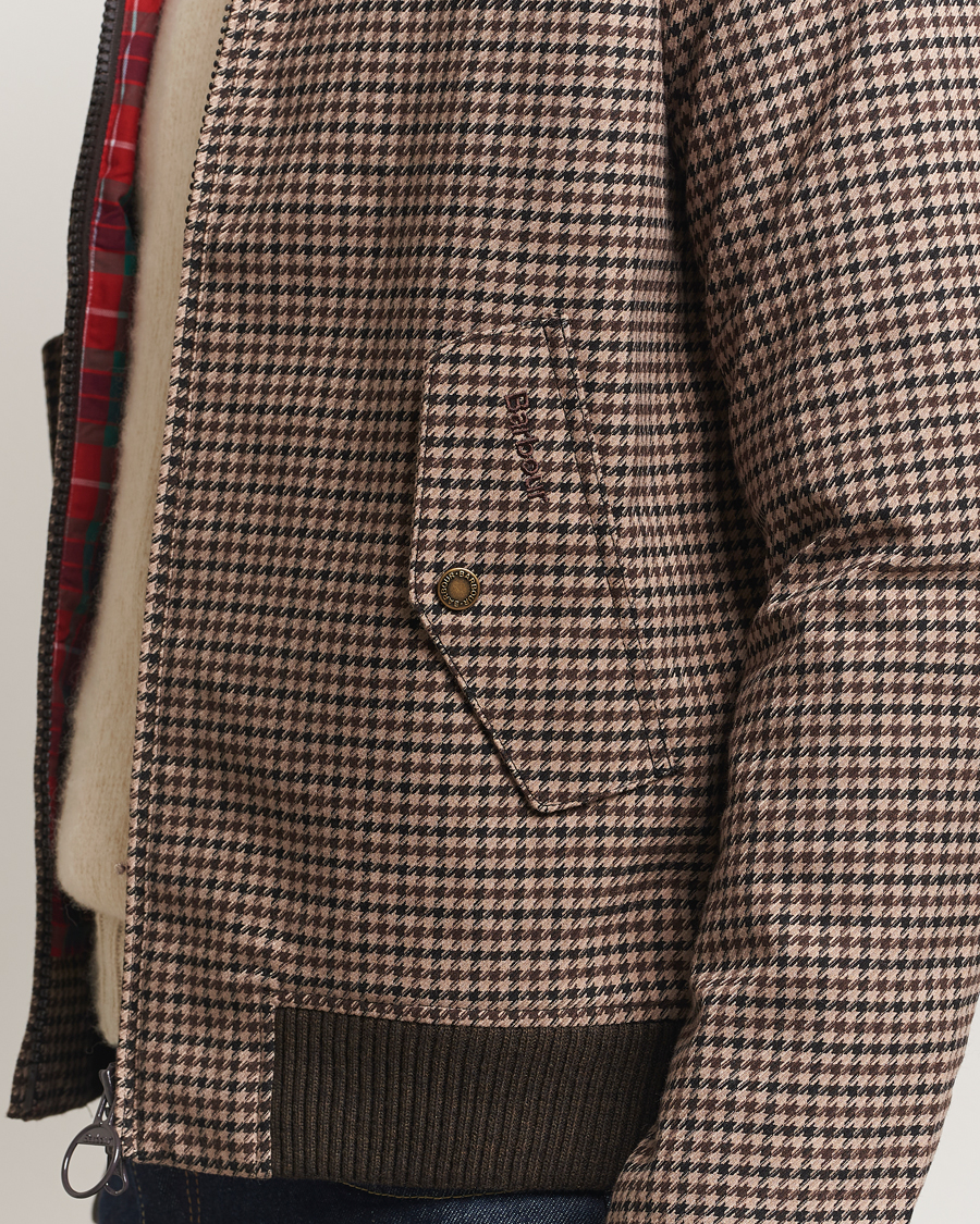 Hombres | Abrigos y chaquetas | Baracuta | Barbour x Porton Houndstooth Jacket Brown