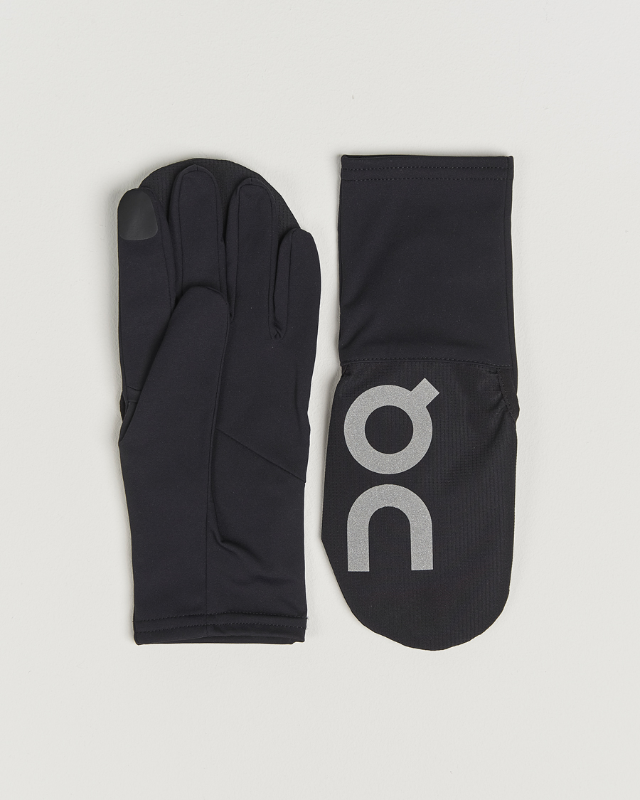 Hombres | ON Running Gloves Black | On | Running Gloves Black