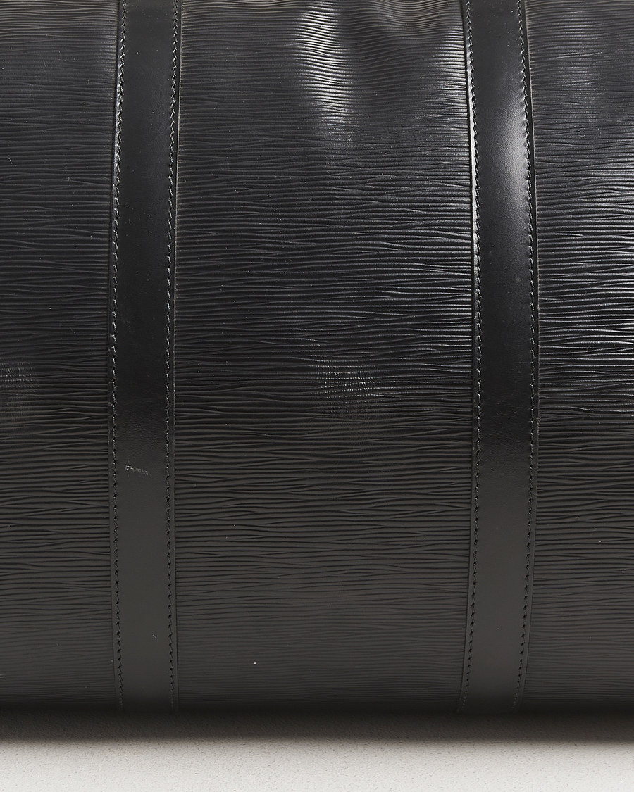 Hombres | Louis Vuitton Pre-Owned Keepall 50 Epi Leather Black | Louis Vuitton Pre-Owned | Keepall 50 Epi Leather Black