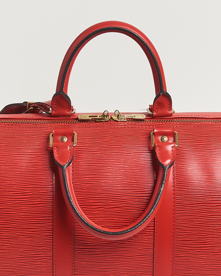 Hombres | Louis Vuitton Pre-Owned Keepall 45 Epi Leather Red | Louis Vuitton Pre-Owned | Keepall 45 Epi Leather Red