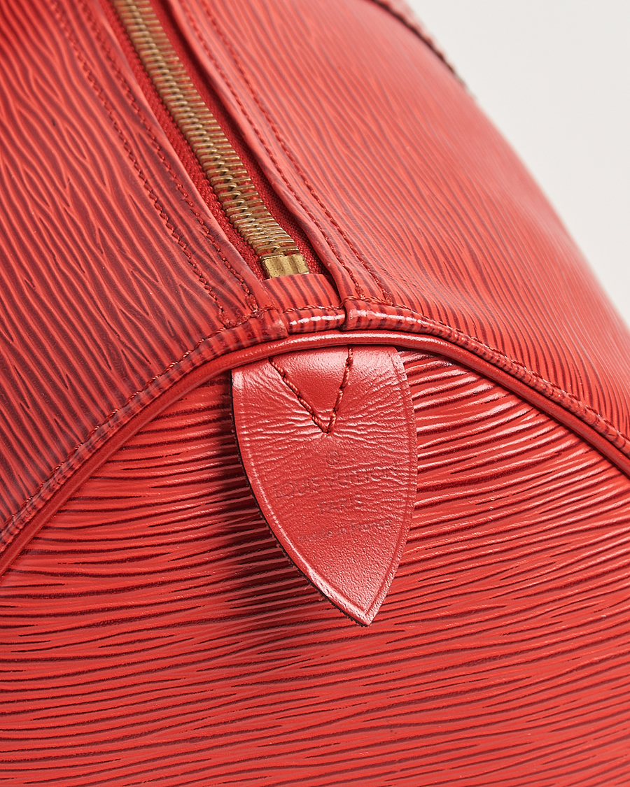 Hombres | Louis Vuitton Pre-Owned Keepall 45 Epi Leather Red | Louis Vuitton Pre-Owned | Keepall 45 Epi Leather Red