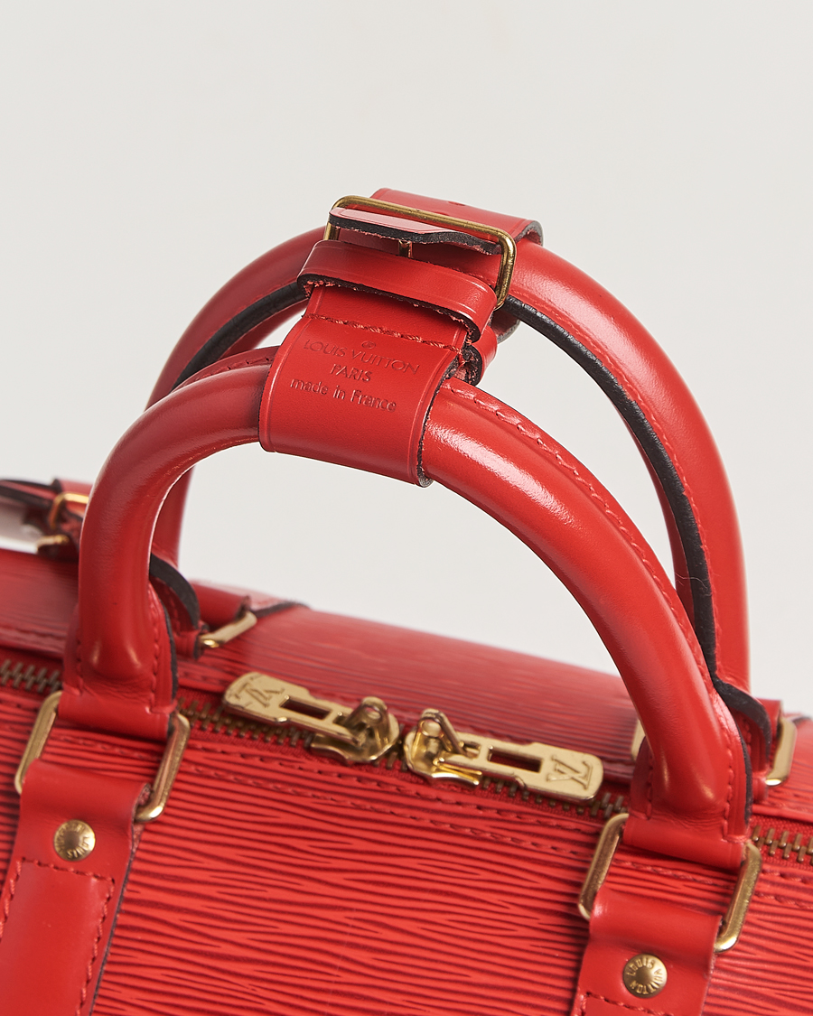 Hombres | Louis Vuitton Pre-Owned Keepall 45 Epi Leather Red | Louis Vuitton Pre-Owned | Keepall 45 Epi Leather Red