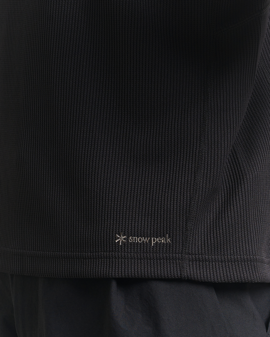 Hombres | Camisetas | Snow Peak | Dry Thermal Long Sleeve T-Shirt Black